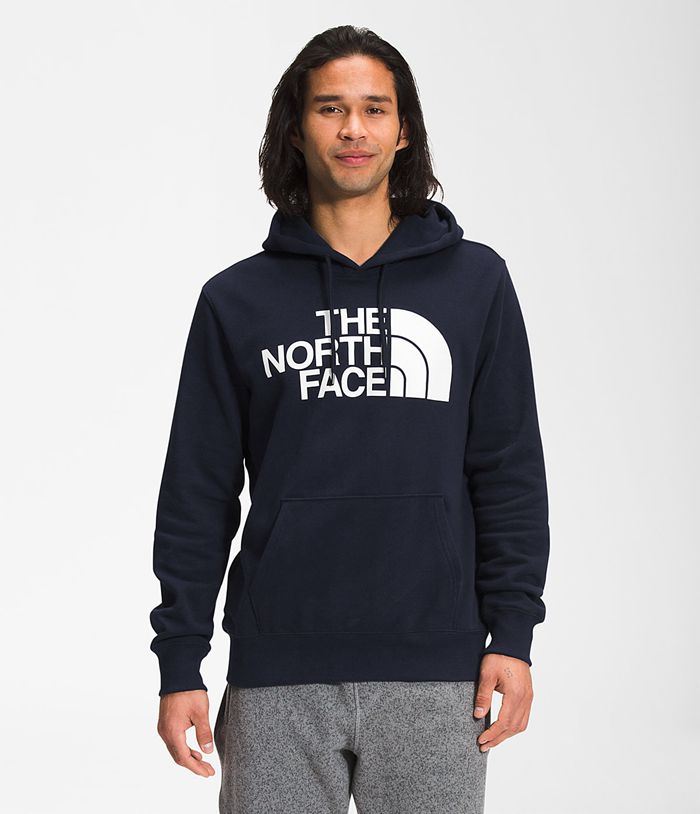 The North Face Mens Hoodie Half Dome Pullover 570EFCVLR - Navy